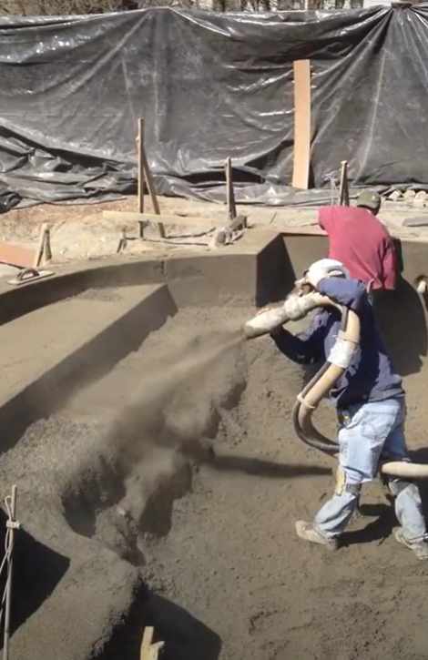 Gunite Pool Shell Installation