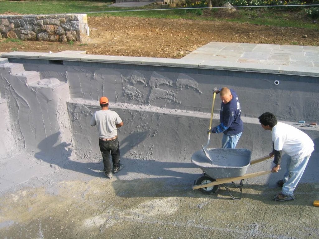 Pool interior finish